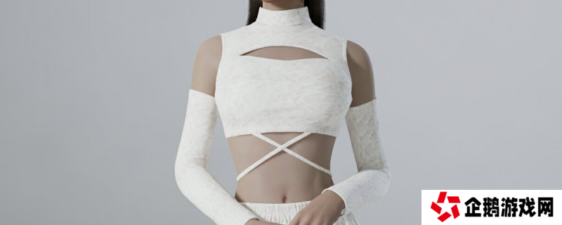 《inZOI》镂空印花吊带衫短裙服装分享